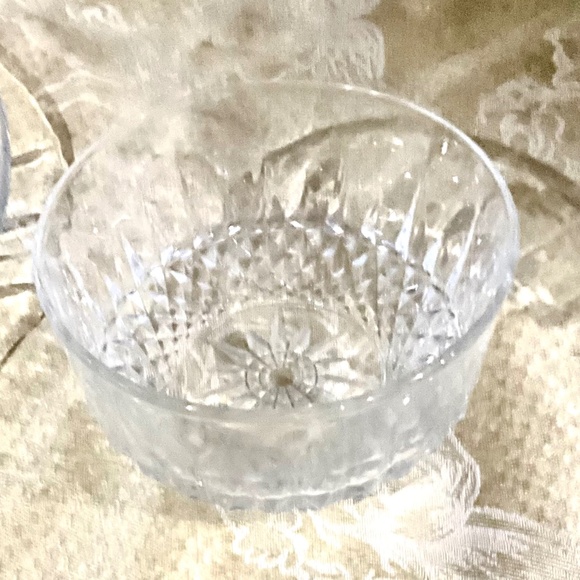 Durand Intl Vintage Arcoroc Luminar 2 pc Bowl & Plate Glass Snack Serving Set - Picture 5 of 7